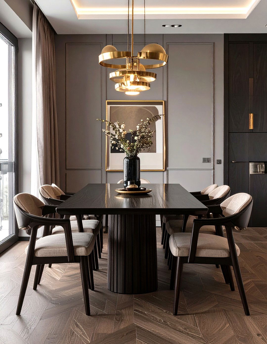 The Minimalist Art Deco Dining Room - 30 modern art deco interior design ideas