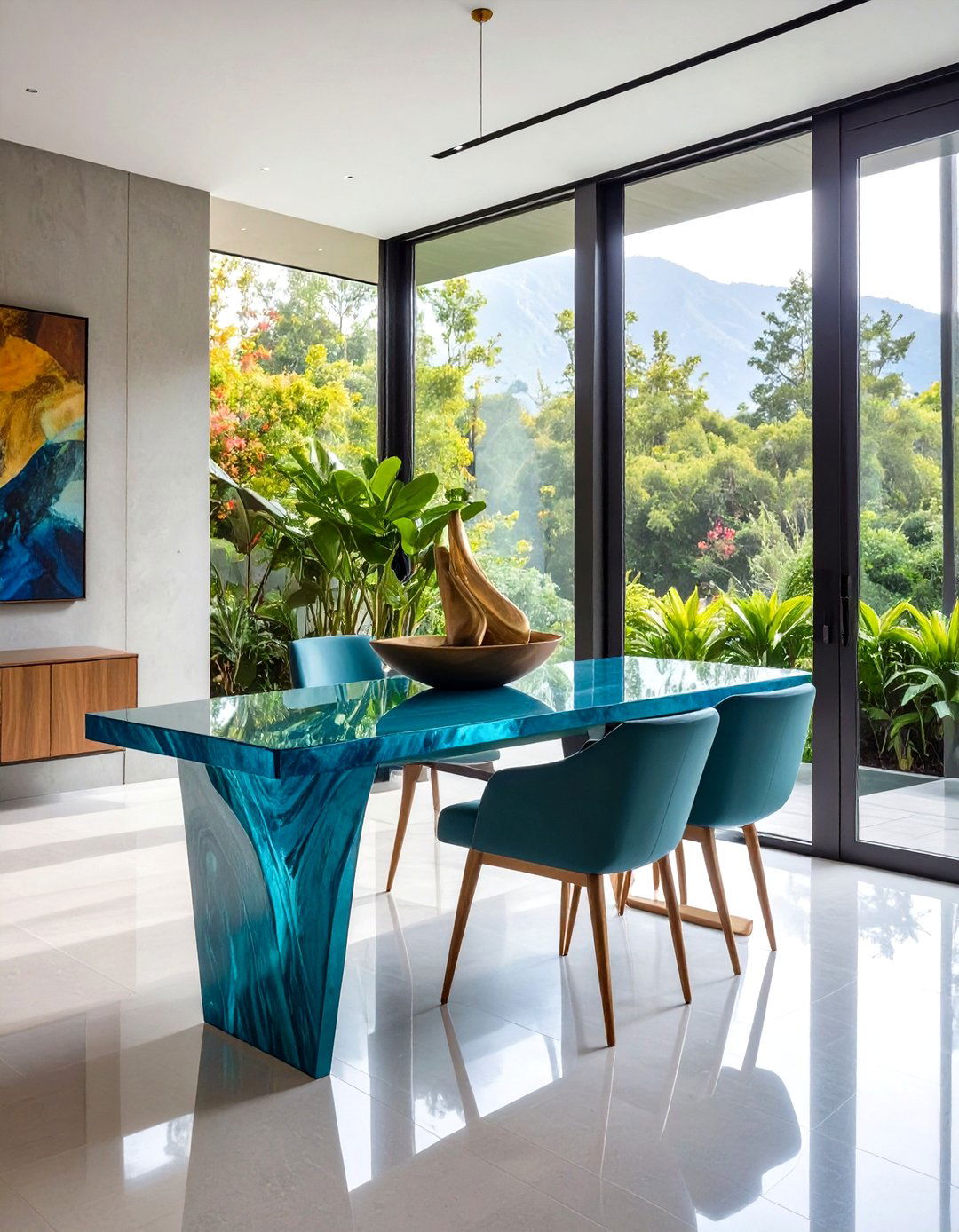 The Minimalist Art Display - 30 entryway console table decor ideas