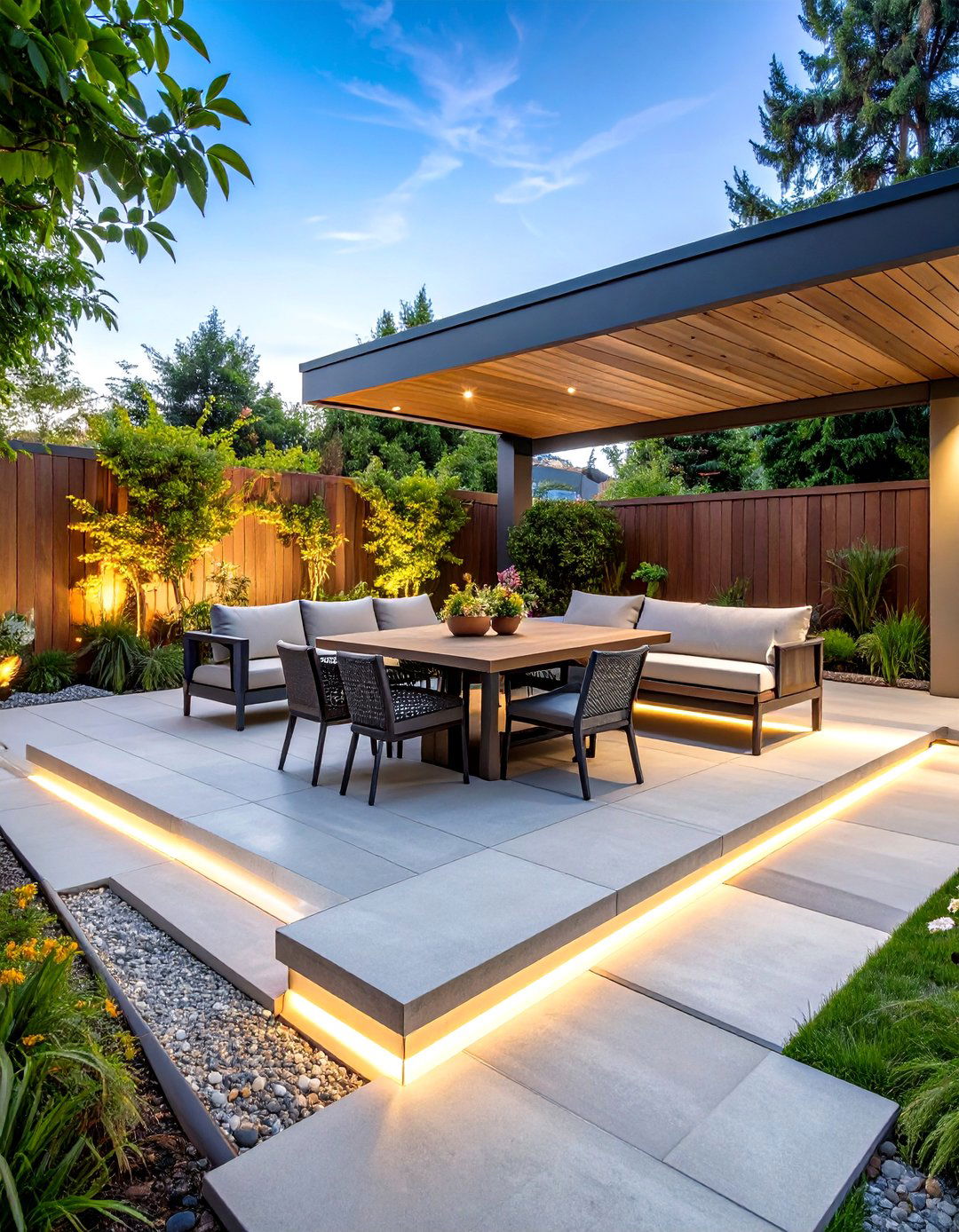 The Minimalist Backyard Concrete Patio - 30 backyard concrete ideas