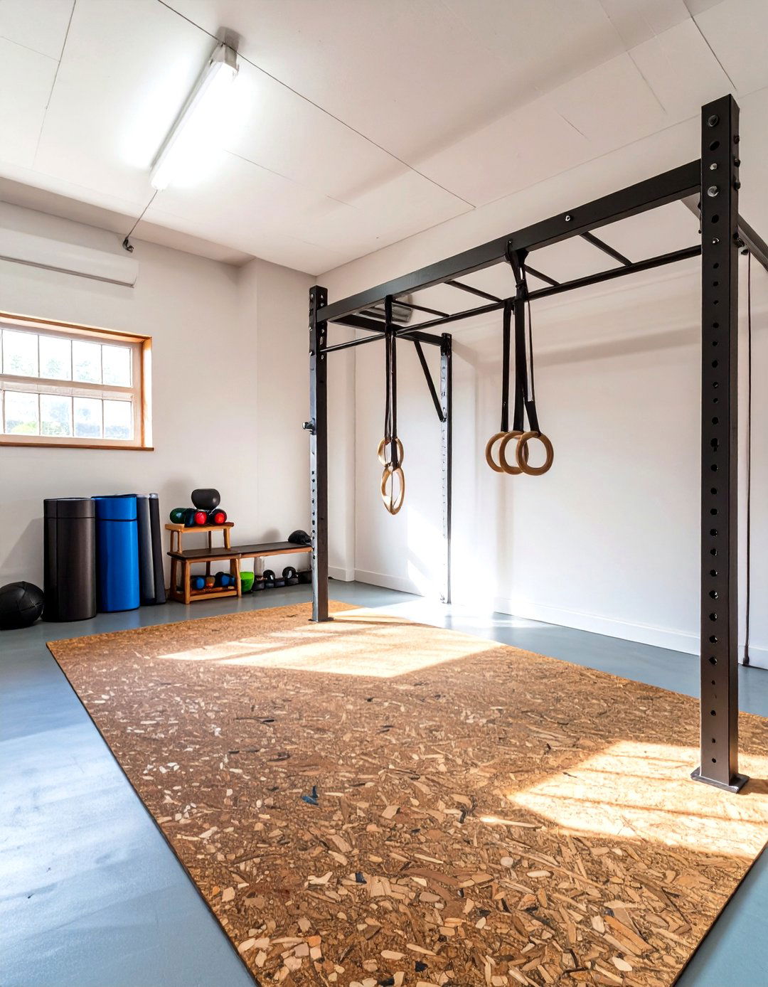 The Minimalist Calisthenics Garage Gym - 30 garage home gym ideas