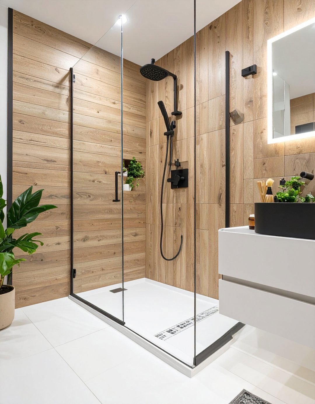 30 Modern Small Bathroom Walk In Shower Ideas & Trends