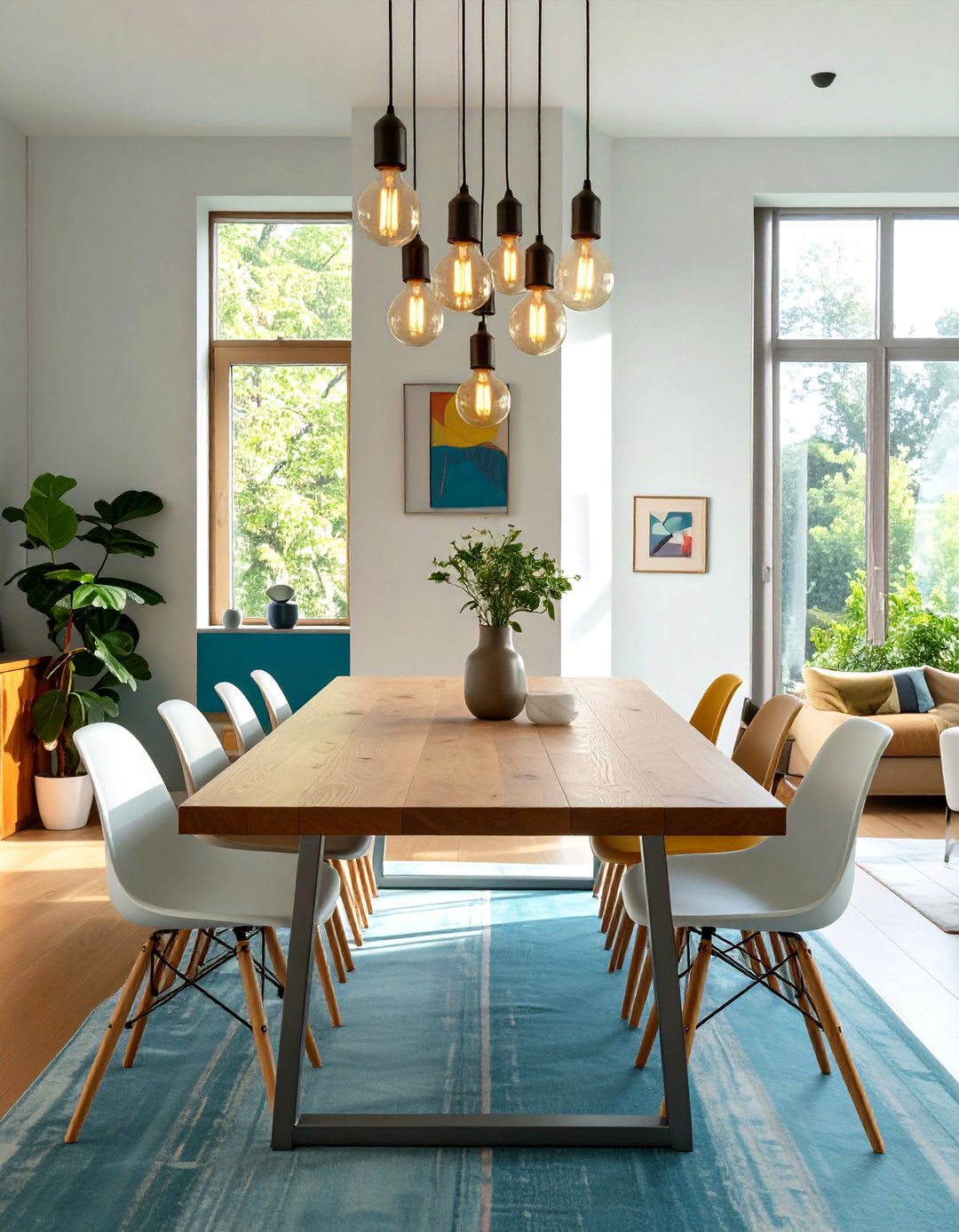 The Minimalist Dining Room with a Social Focus - 30 bauhaus interior design ideas