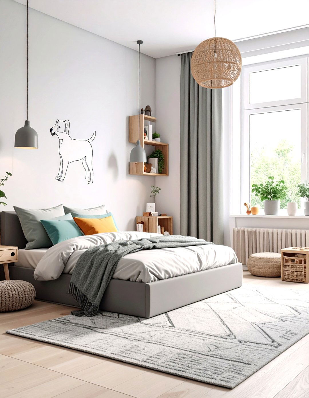 The Minimalist Dog Bedroom Corner - 30 dog bedroom ideas