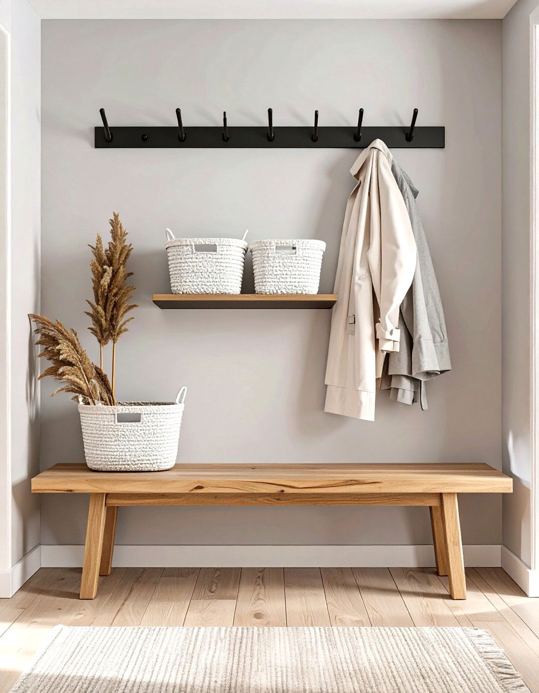 The Minimalist Entryway Closet - 30 coat closet organization ideas