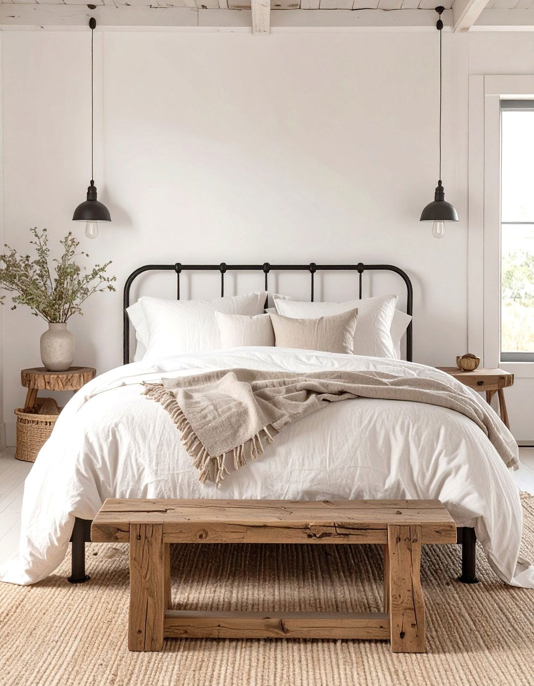 The Minimalist Farmhouse Bedroom - 30 modern farm house design ideas