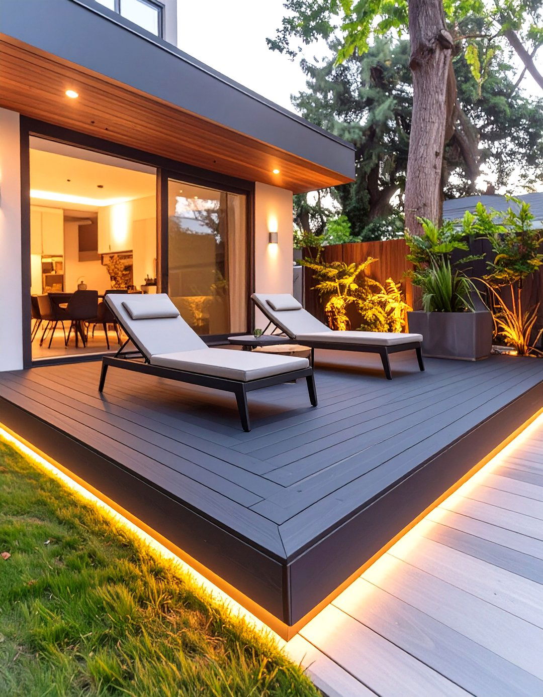 The Minimalist Floating Deck - 30 deck ideas on a budget