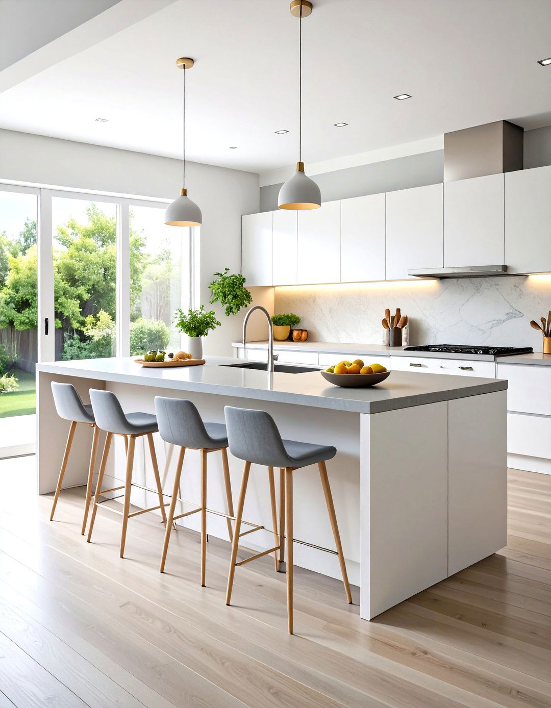 30 Kitchen Island Ideas with Seating for the Family - We Love Home Blog