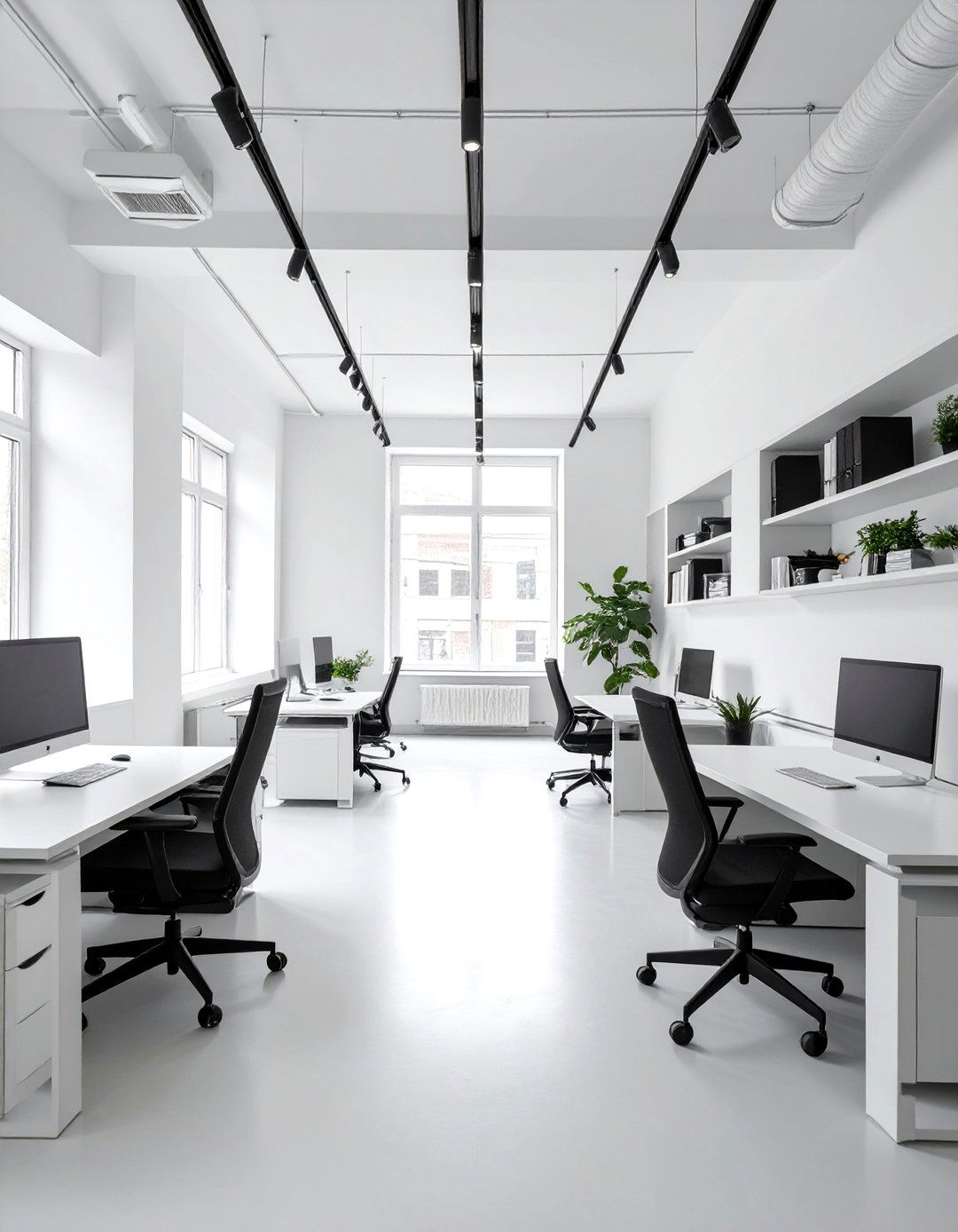 The Minimalist Focus Hub - 30 corporate interior design ideas