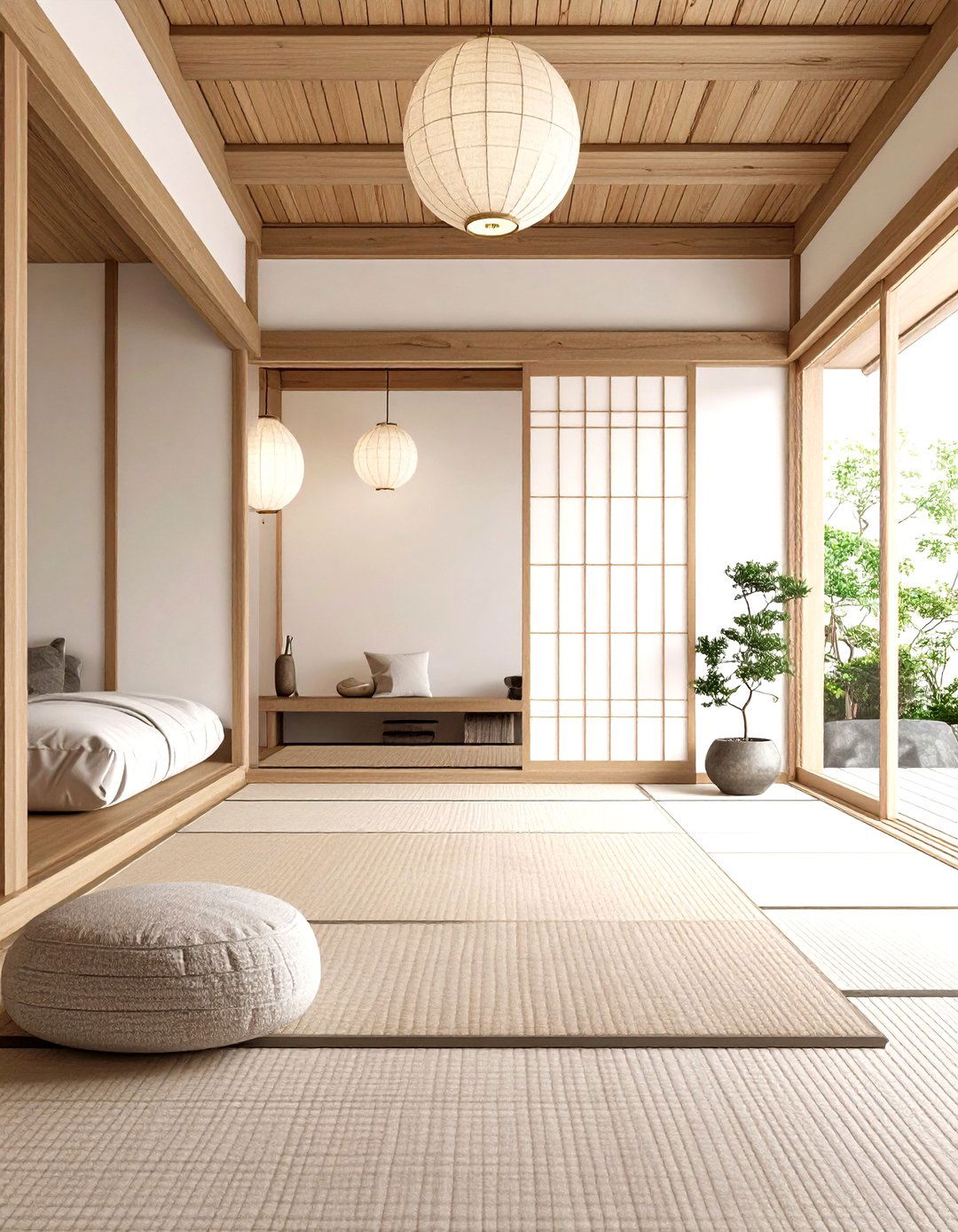 The Minimalist Futon Approach - 30 living room bedroom ideas