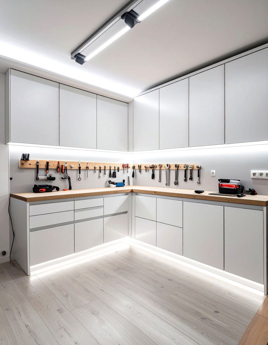 The Minimalist Garage Workshop Design - 30 diy garage workshop ideas
