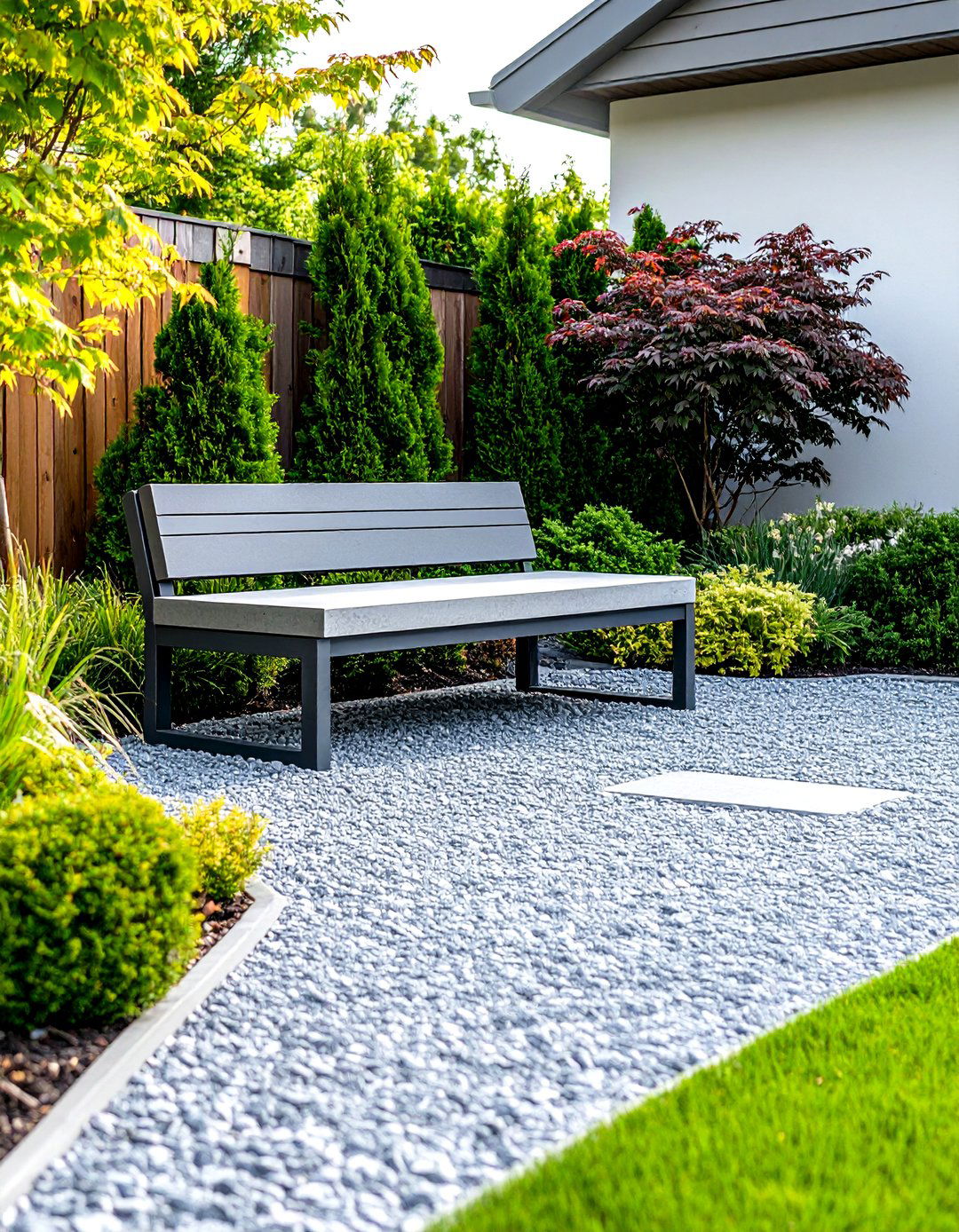 The Minimalist Gravel Garden - 30 easy landscaping ideas