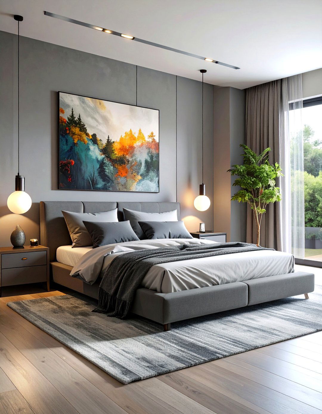 The Minimalist Grey Bedroom Sanctuary - 30 grey and white bedroom ideas