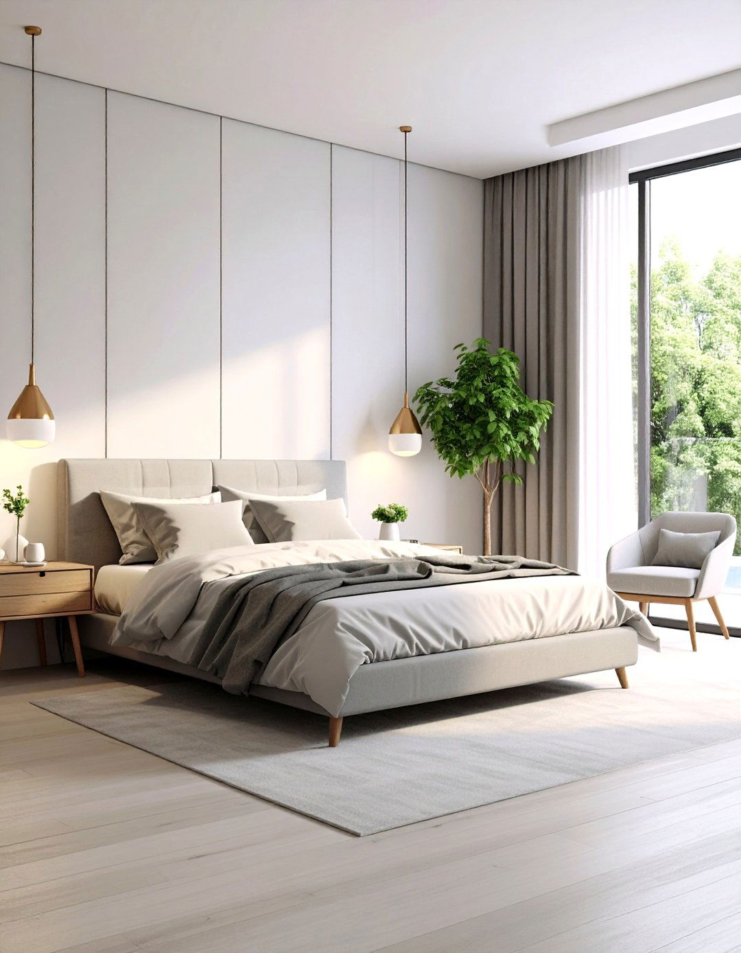 The Minimalist Grey Bedroom - 30 grey bedroom ideas