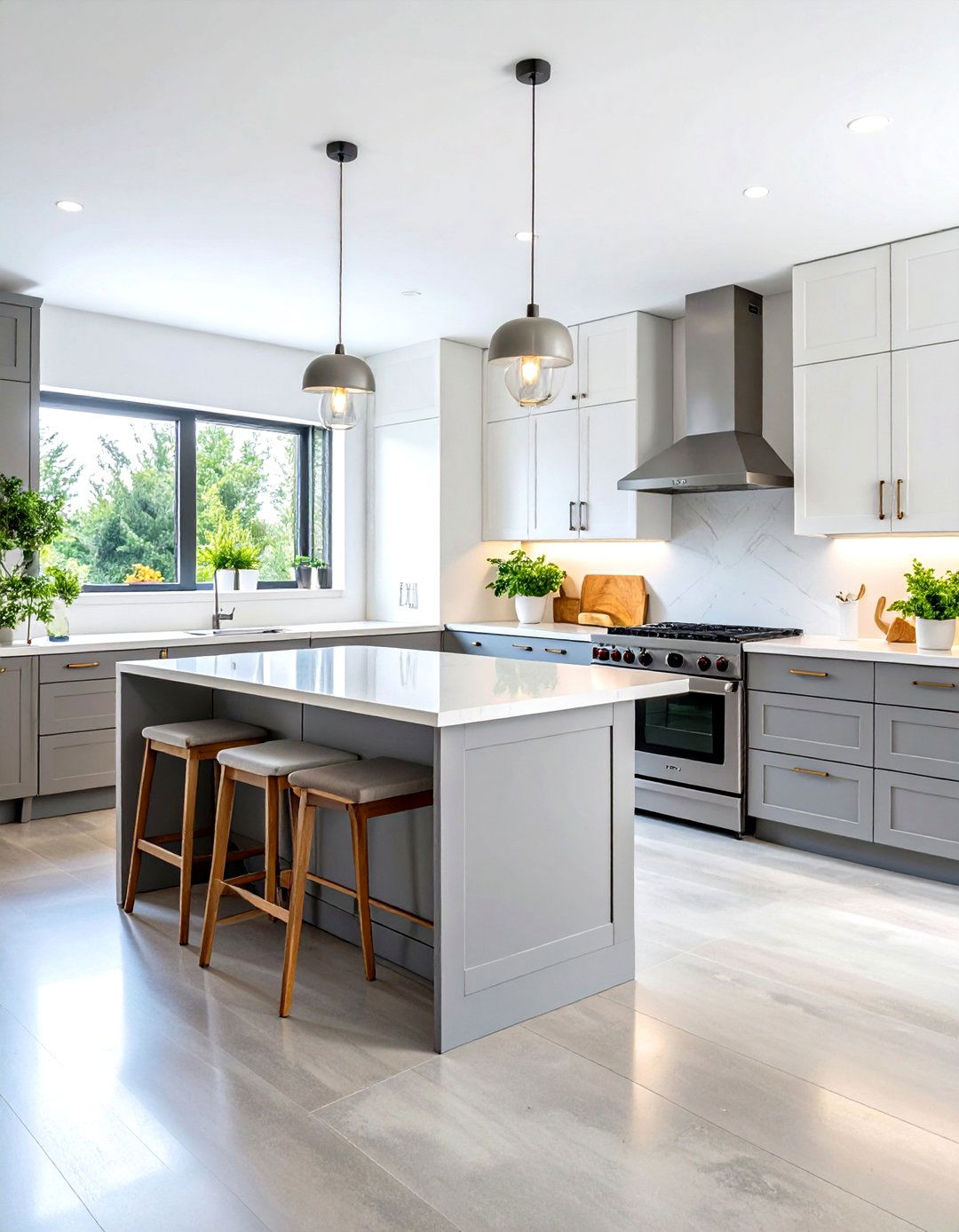 The Minimalist Grey and White Kitchen - 30 grey and white kitchen ideas