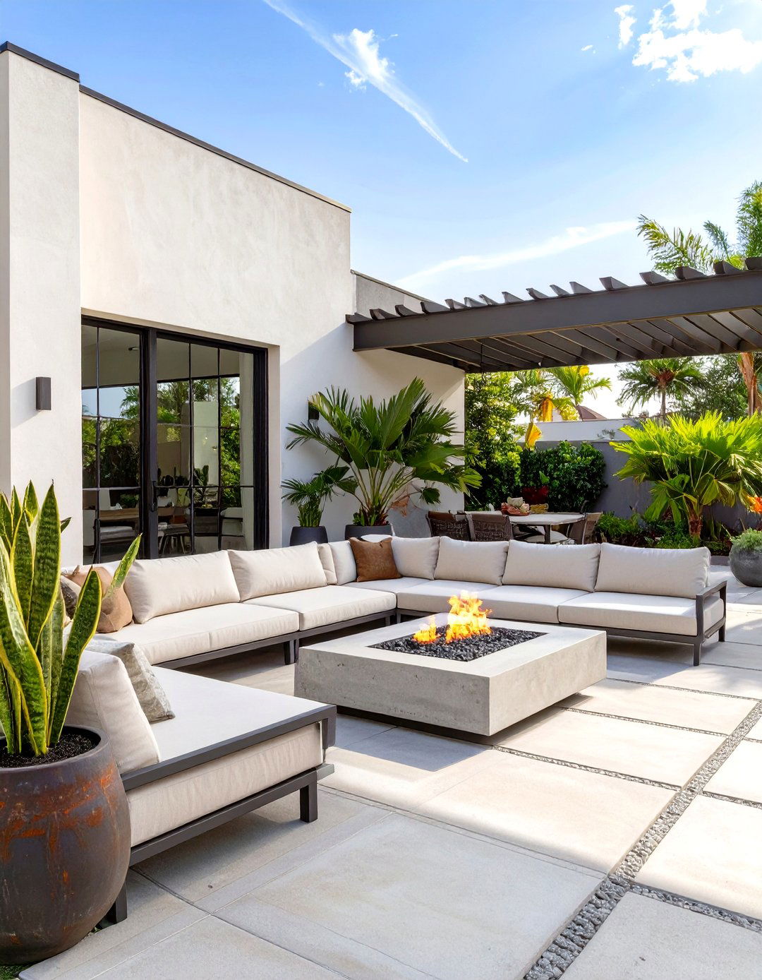The Minimalist Hardscape Patio - 30 low maintenance florida landscaping ideas