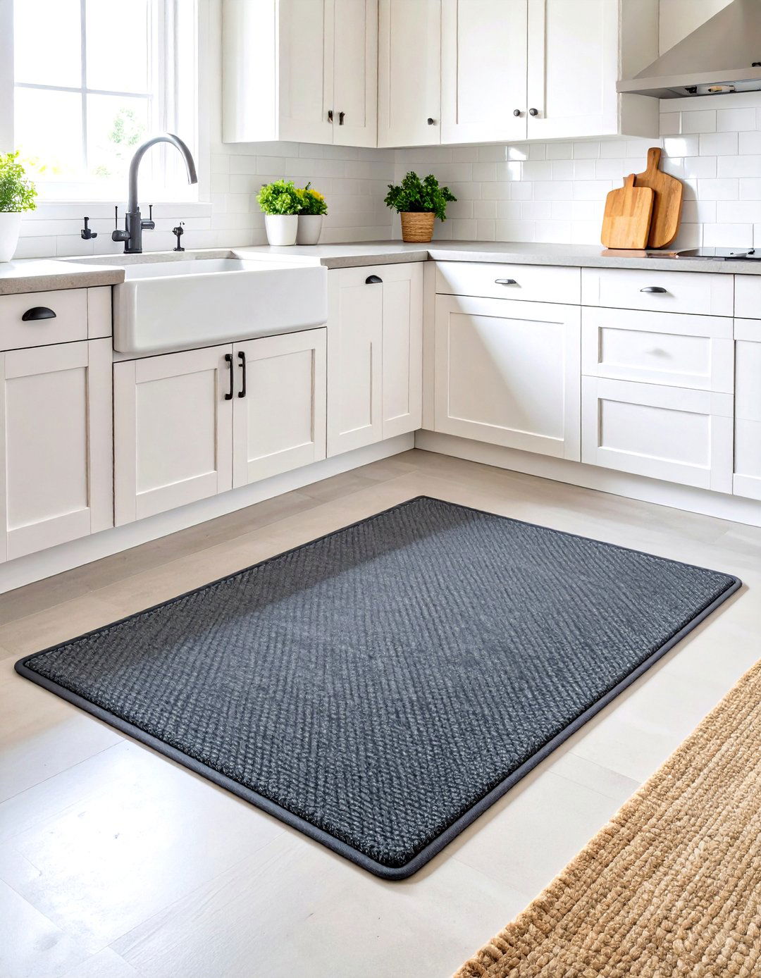 The Minimalist Kitchen Mat - 30 kitchen rug ideas