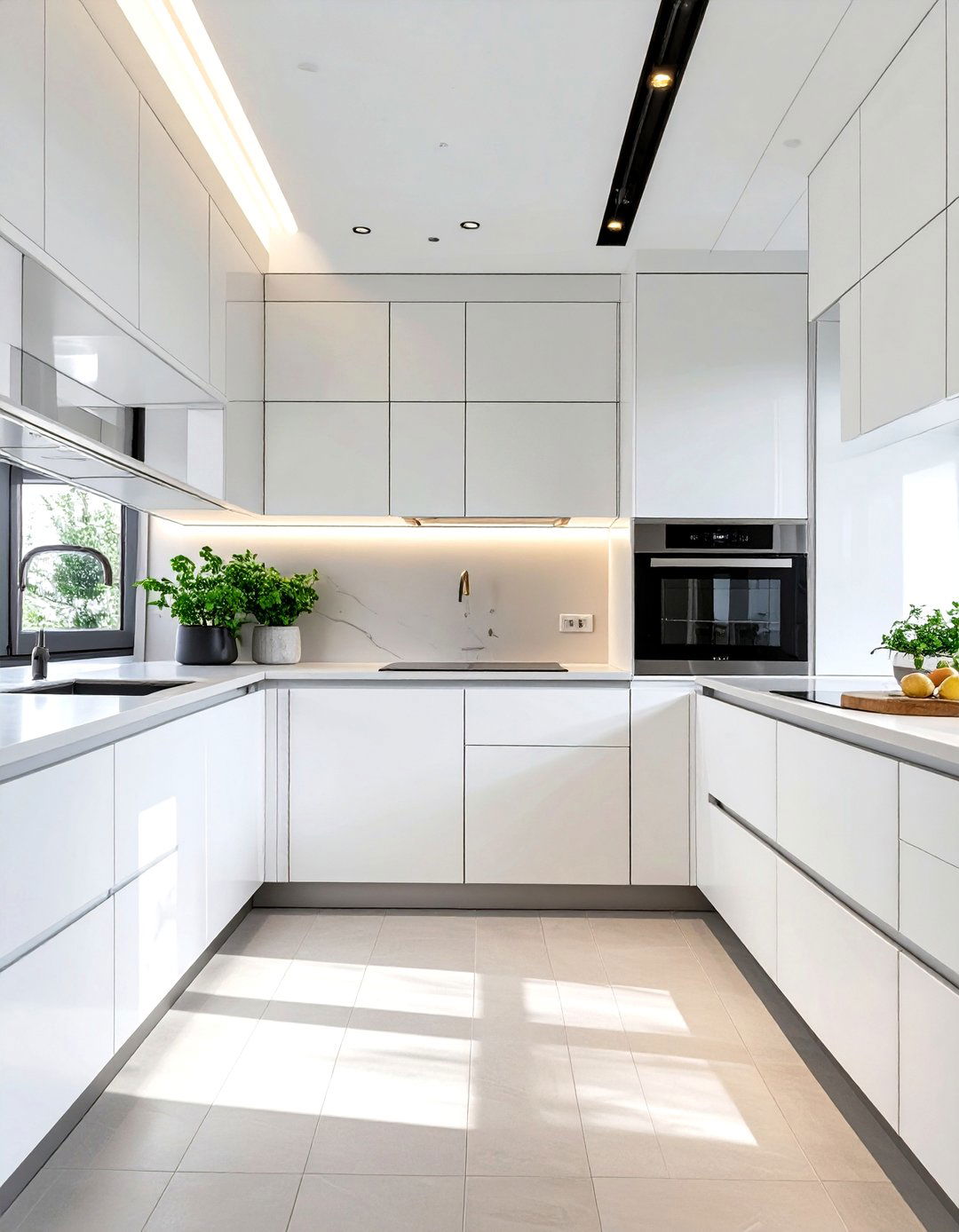 The Minimalist Kitchen with Integrated Appliances - 30 how to design a kitchen layout ideas