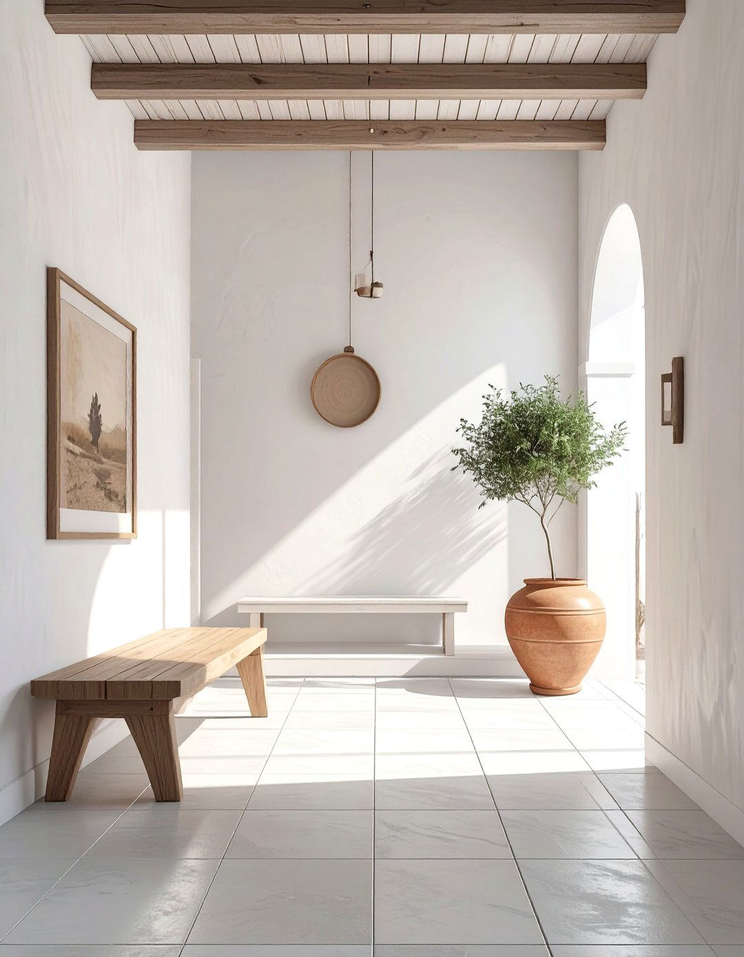 The Minimalist Mediterranean Entry - 30 mediterranean interior design ideas