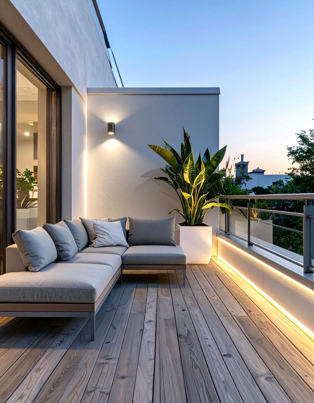 The Minimalist Modern Deck - 30 cozy small deck decorating ideas