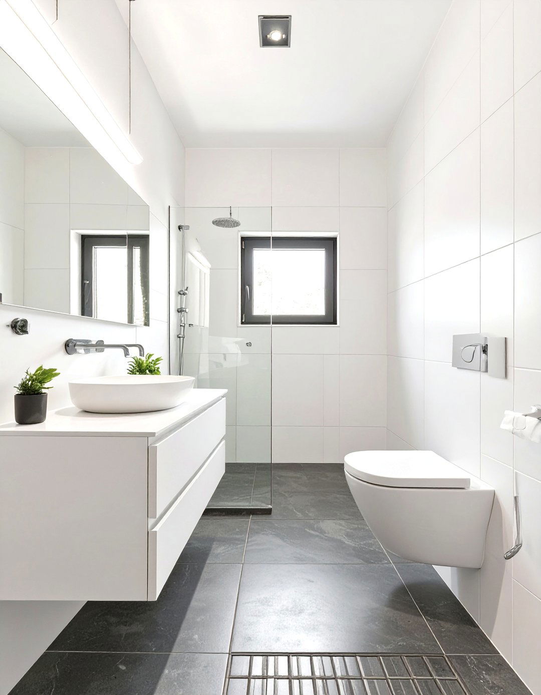 The Minimalist Monochrome Bathroom - 30 masculine bathroom ideas