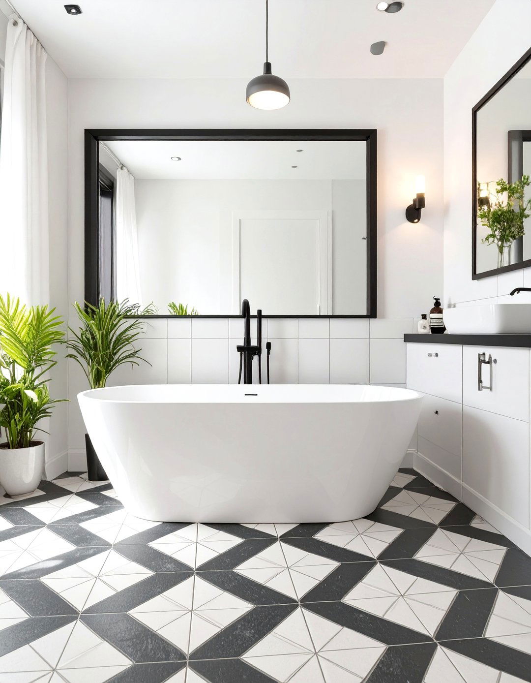 The Minimalist Monochrome Bathroom - 30 bathroom remodel ideas on a budget