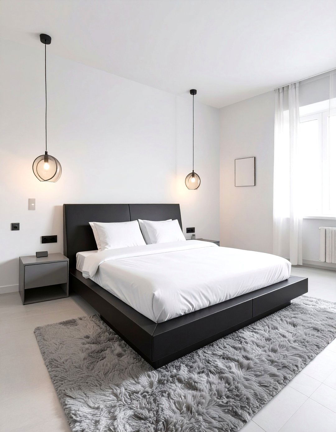 The Minimalist Monochrome Guest Bedroom - 30 modern guest bedroom ideas