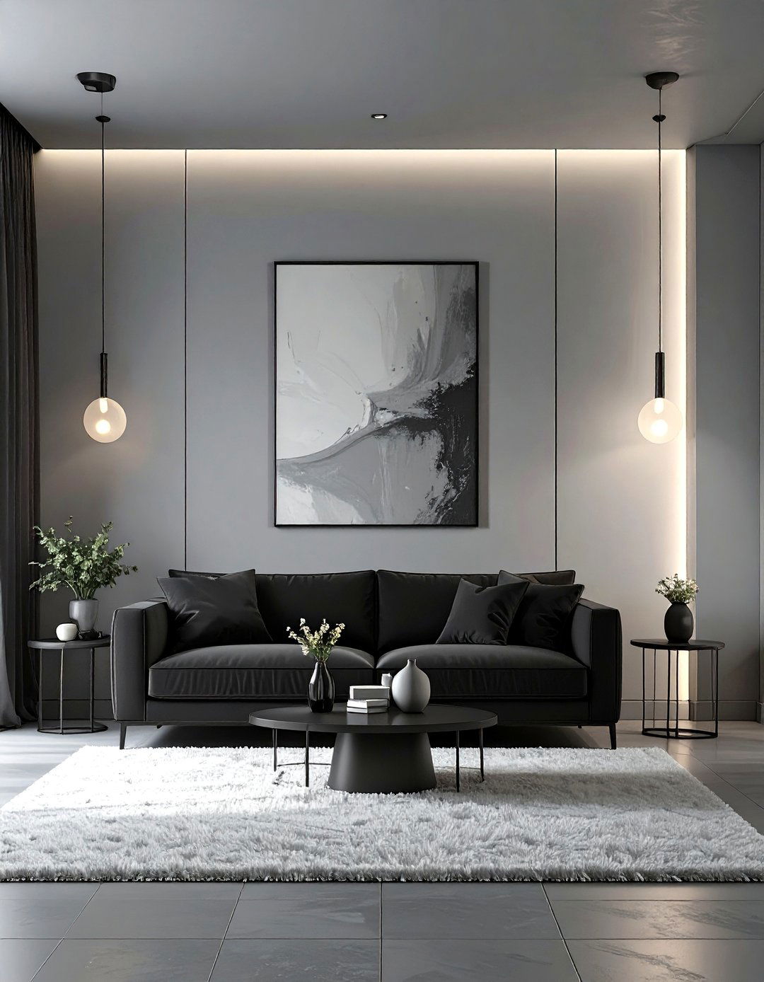 The Minimalist Monochrome Scheme - 30 modern home decor ideas