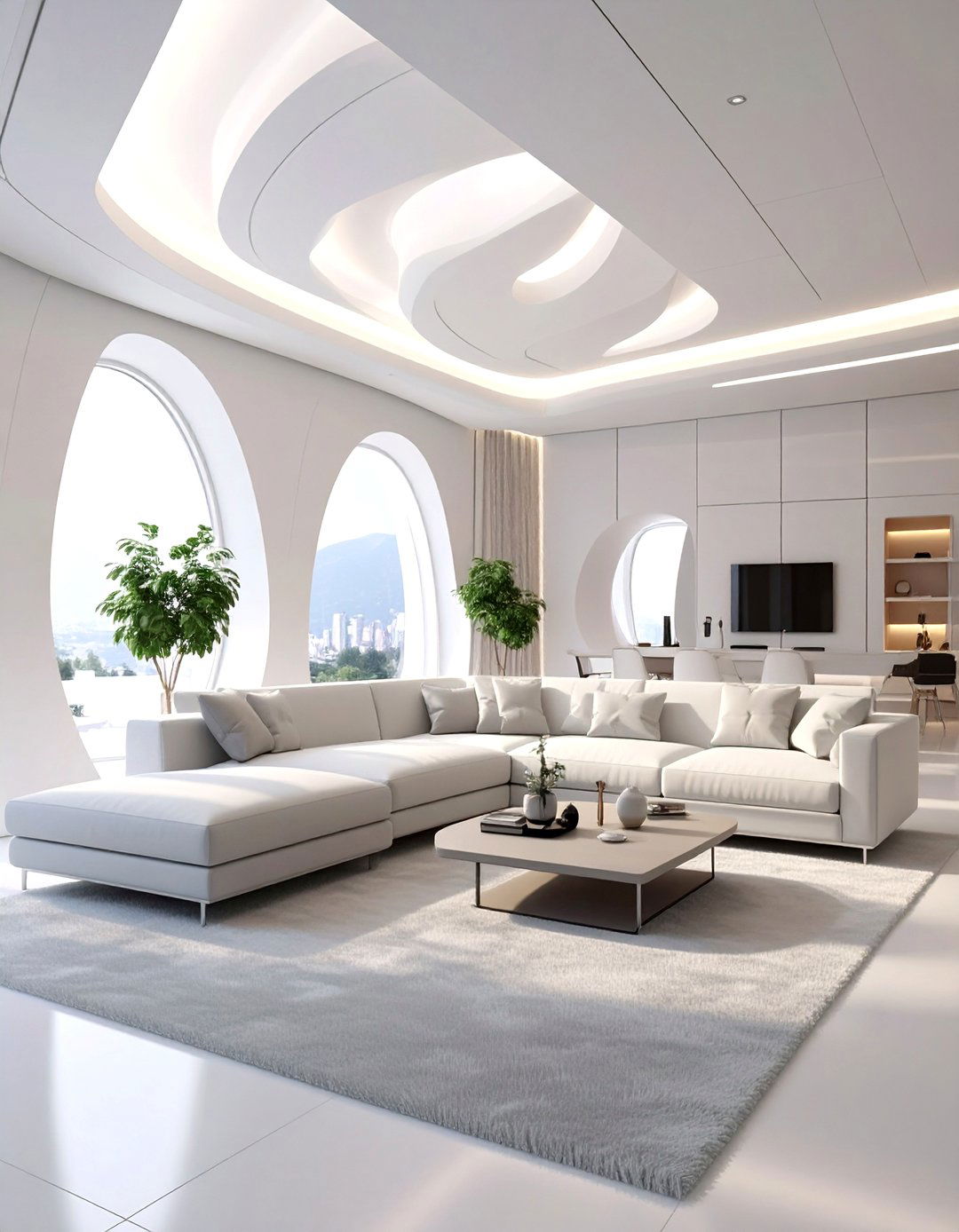 The Minimalist Morphing Living Room - 30 ai living room design ideas