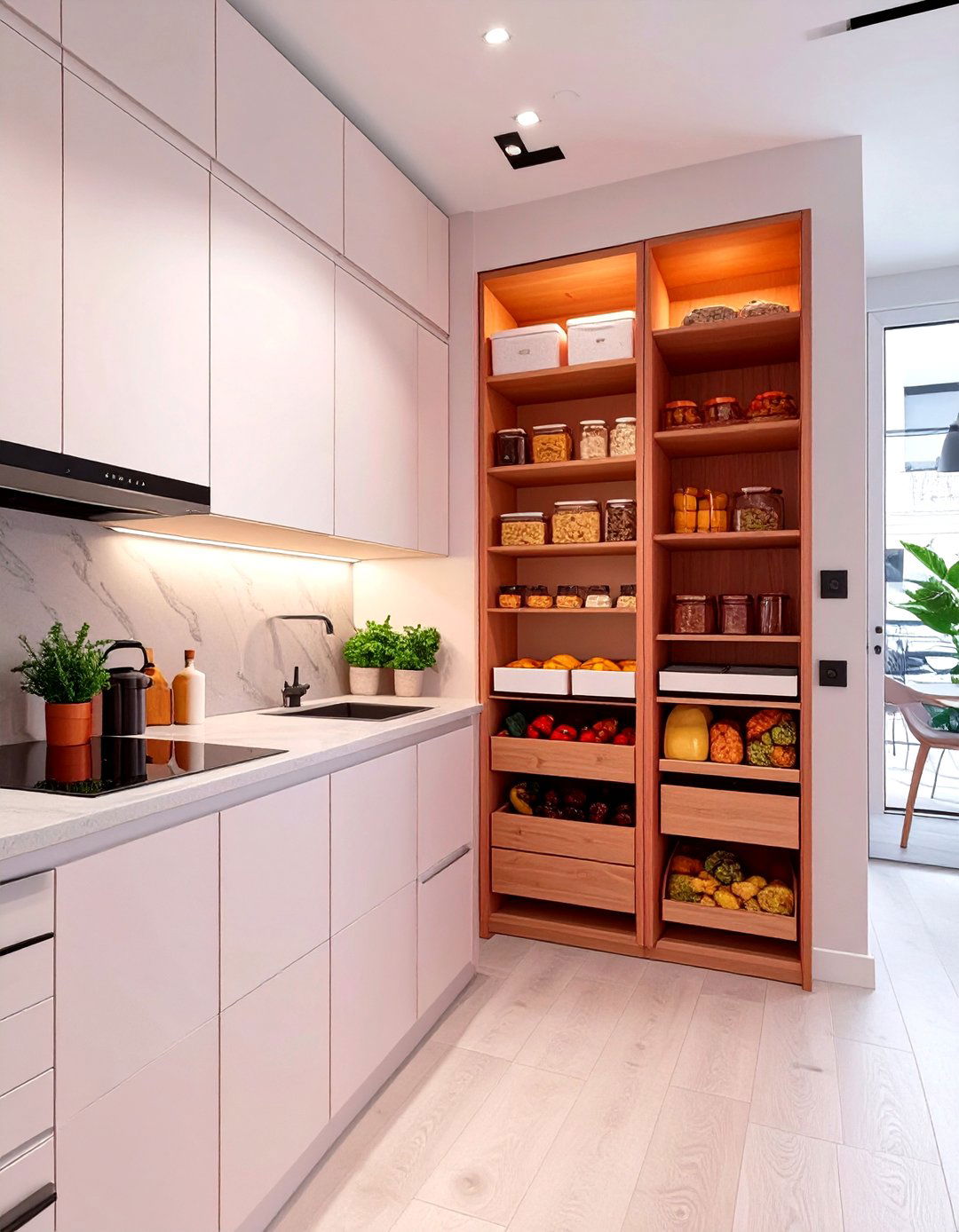 The Minimalist Pantry Cabinet - 30 custom pantry ideas