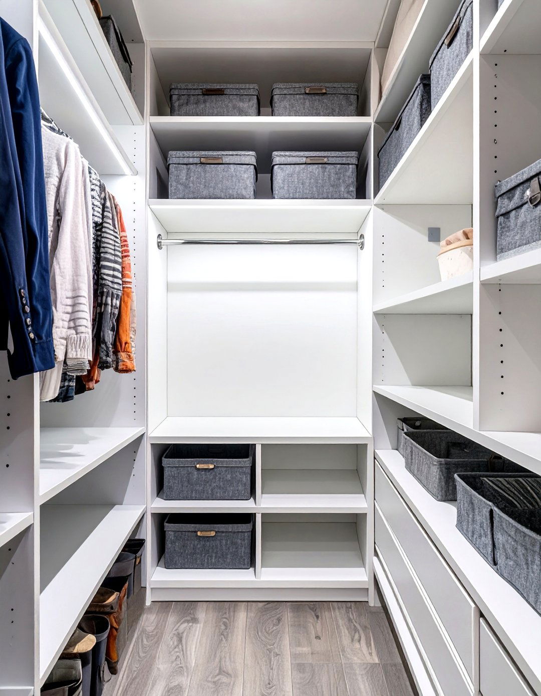 The Minimalist Reach In Closet System - 30 closet by design cost ideas