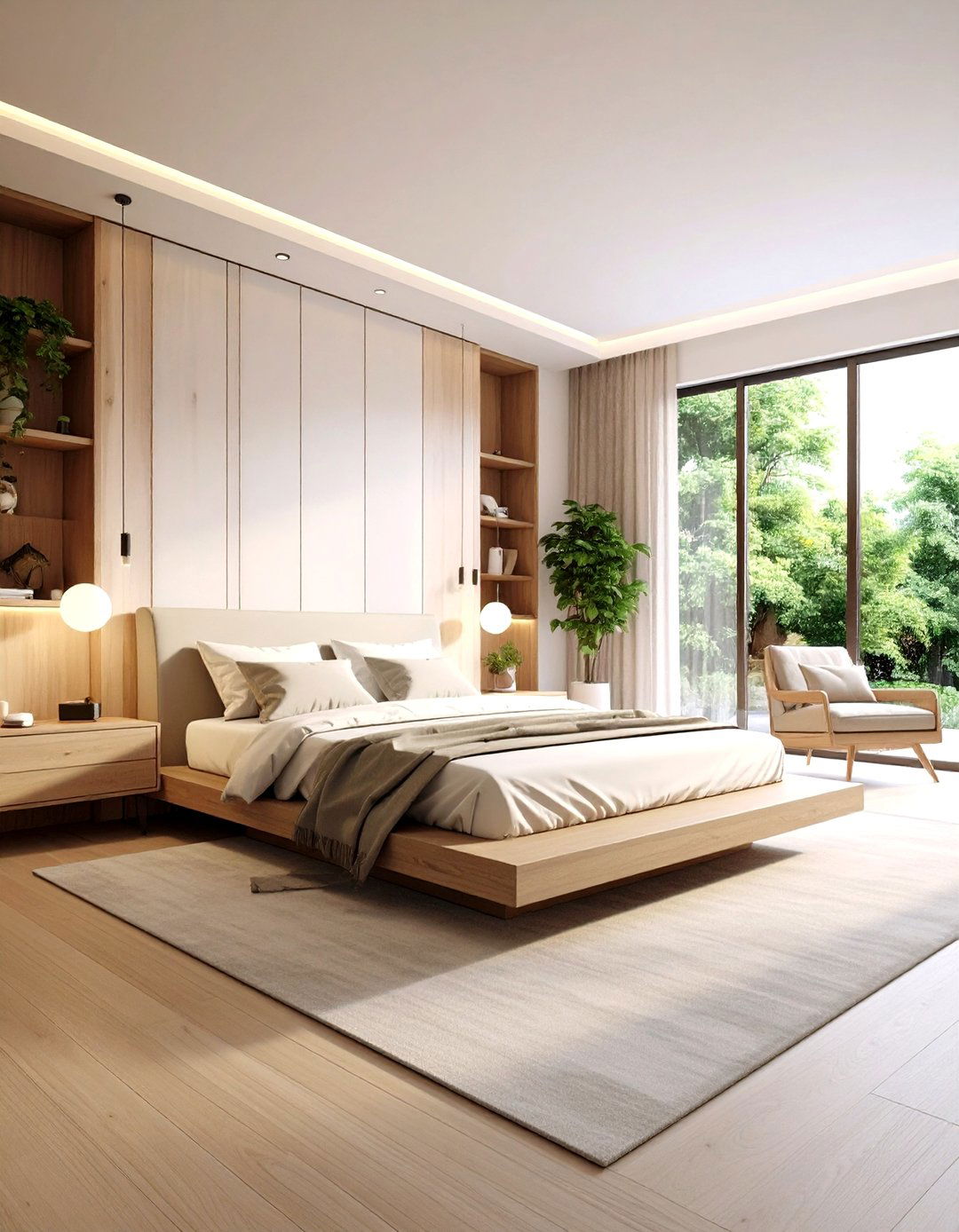 The Minimalist Sanctuary Bedroom - 30 large master bedroom ideas