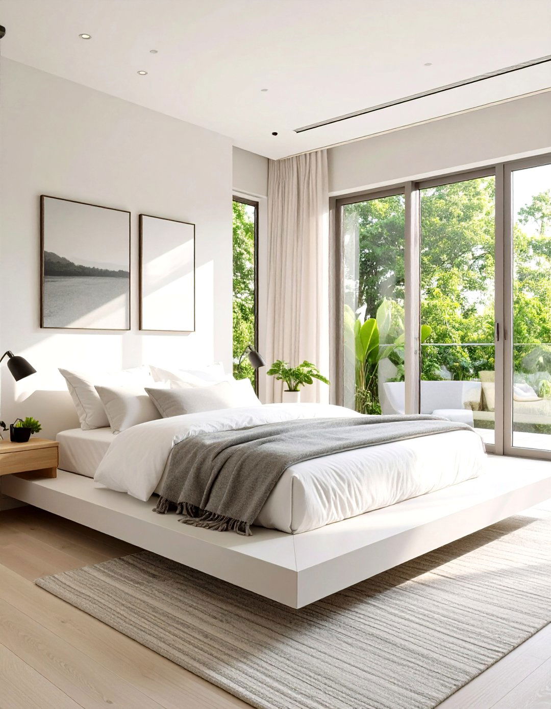 The Minimalist Sanctuary Bedroom - 30 big bedroom ideas