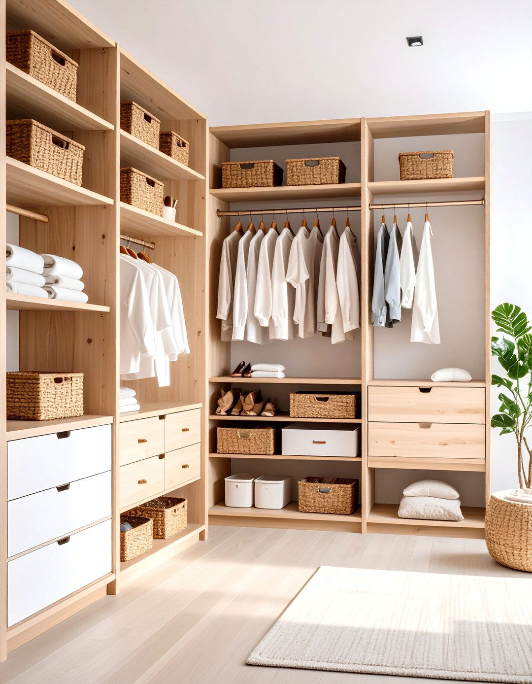 The Minimalist Scandinavian AI Closet - 30 ai closet organization ideas