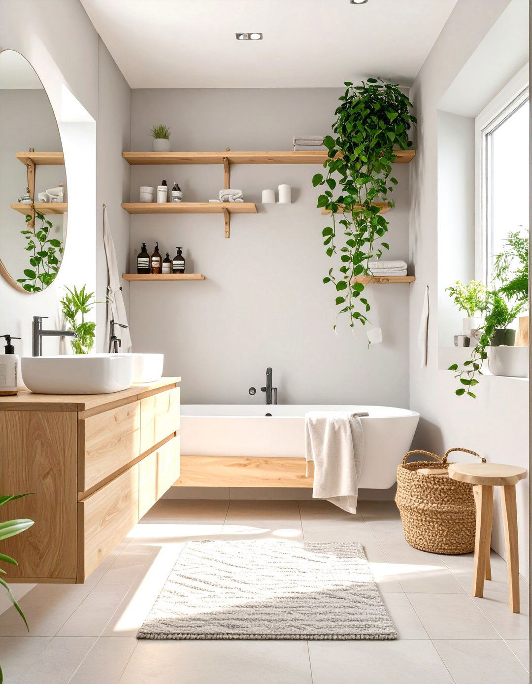 The Minimalist Scandinavian Bathroom - 30 boys bathroom ideas