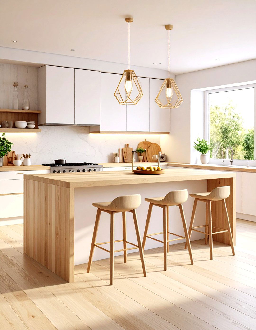 The Minimalist Scandinavian Kitchen Bar - 30 kitchen bar ideas