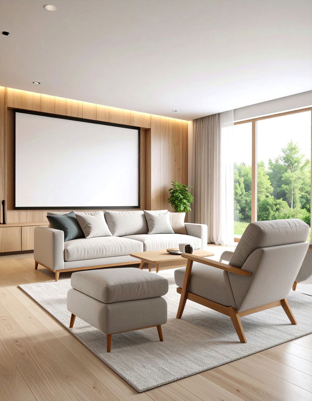 The Minimalist Scandinavian Retreat - 30 home theater seating ideas