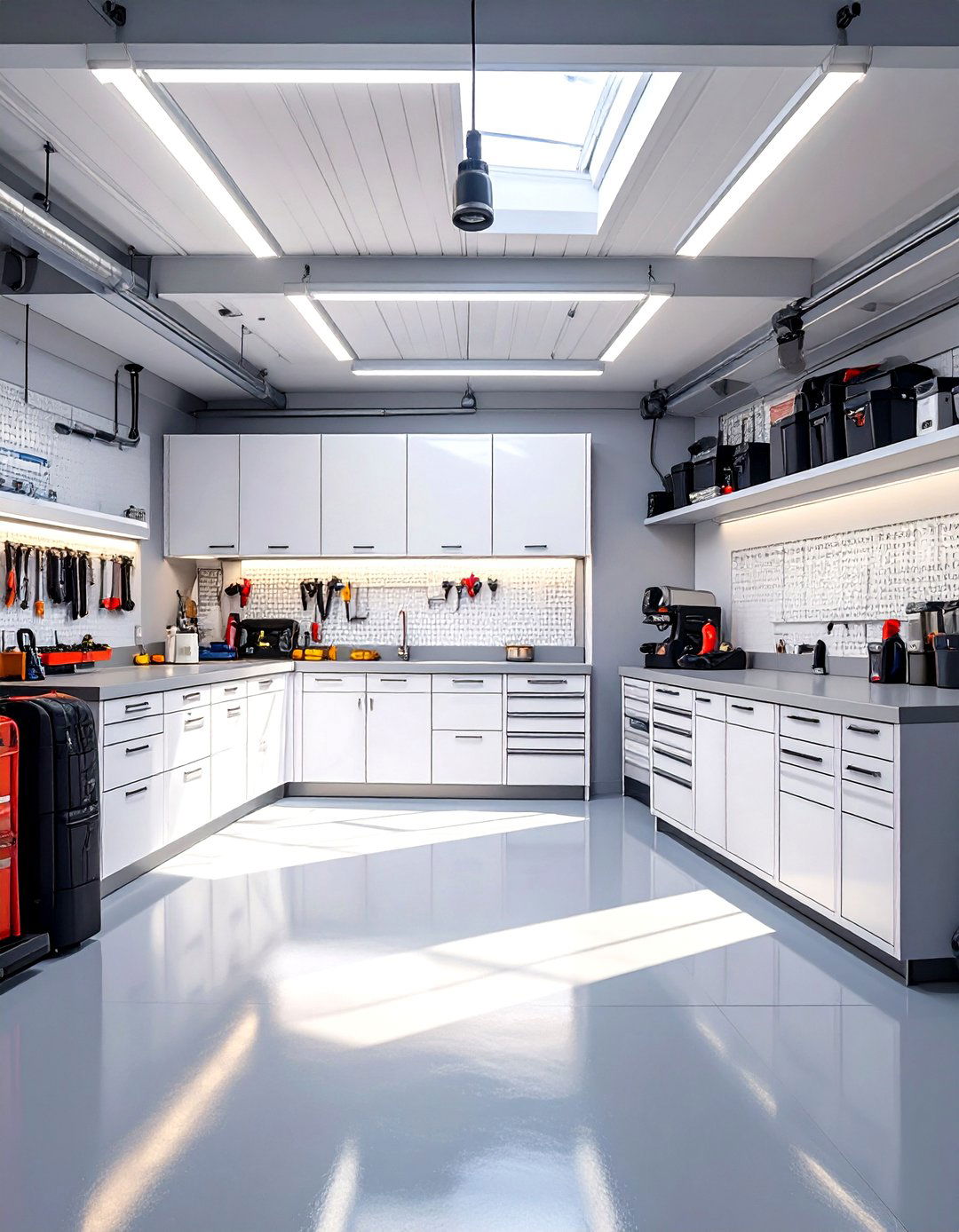The Minimalist Storage Hub Garage - 30 garage setup ideas