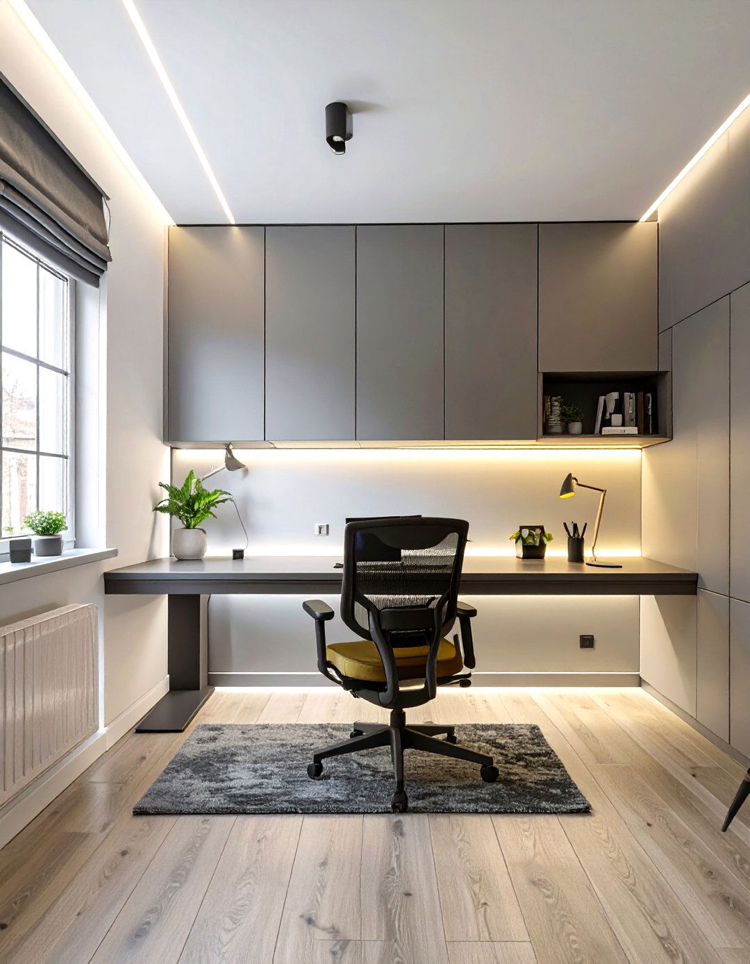 The Minimalist Tech Hub - 30 low budget small man cave ideas