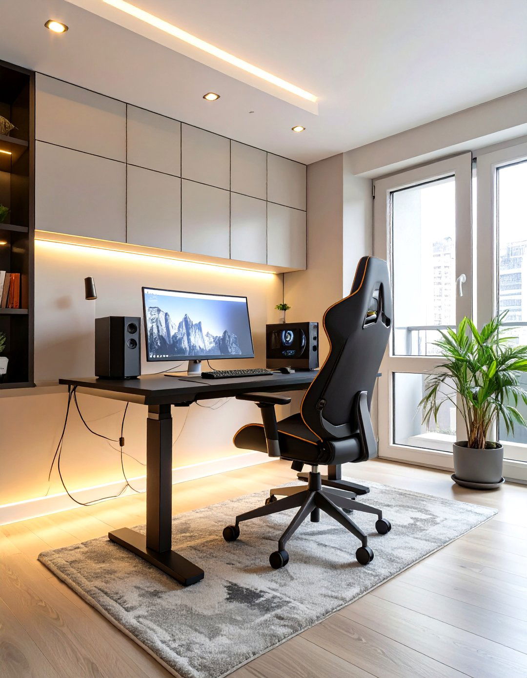 The Minimalist Tech Hub Home Office - 30 mens home office ideas