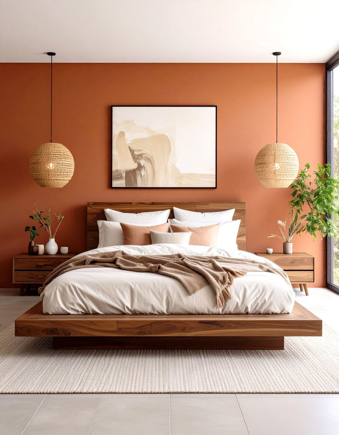 The Minimalist Terracotta Bedroom - 30 earthy bedroom ideas