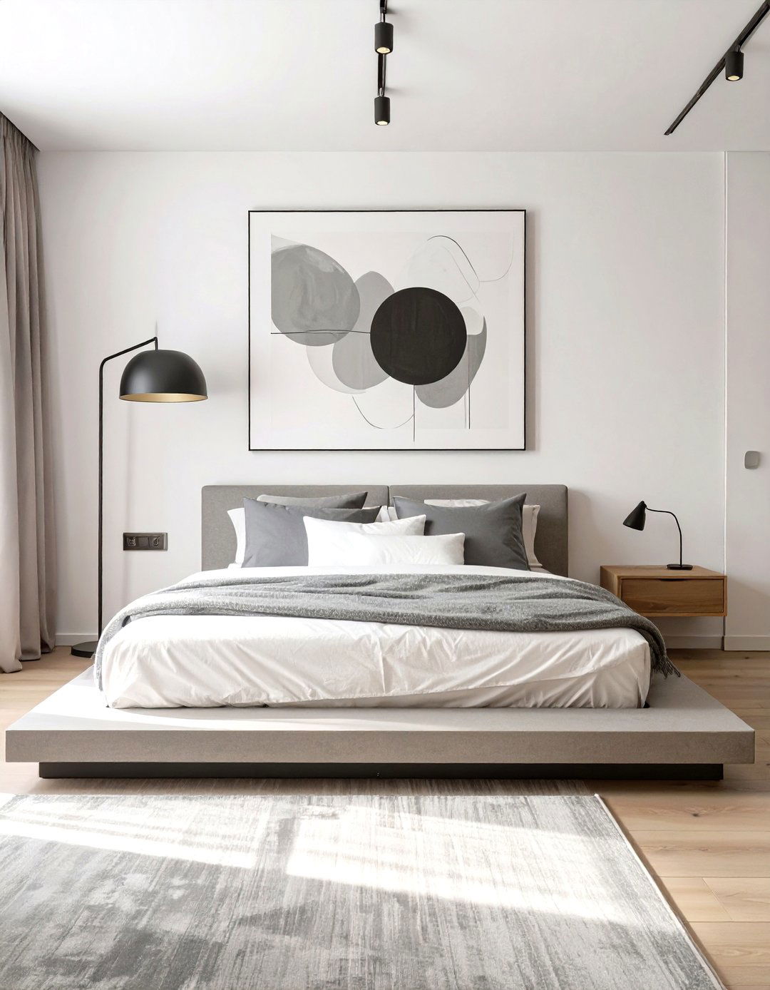 The Minimalist Urban Bedroom - 30 mens bedroom ideas on a budget