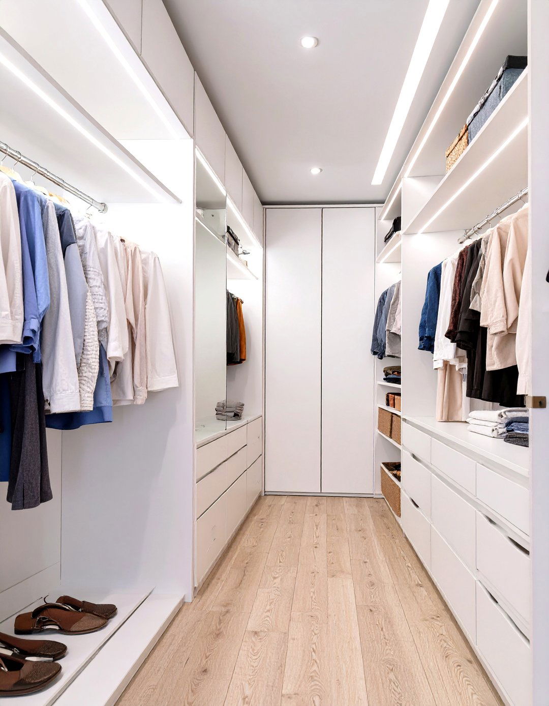 The Minimalist Walk In Closet - 30 master bedroom closet ideas