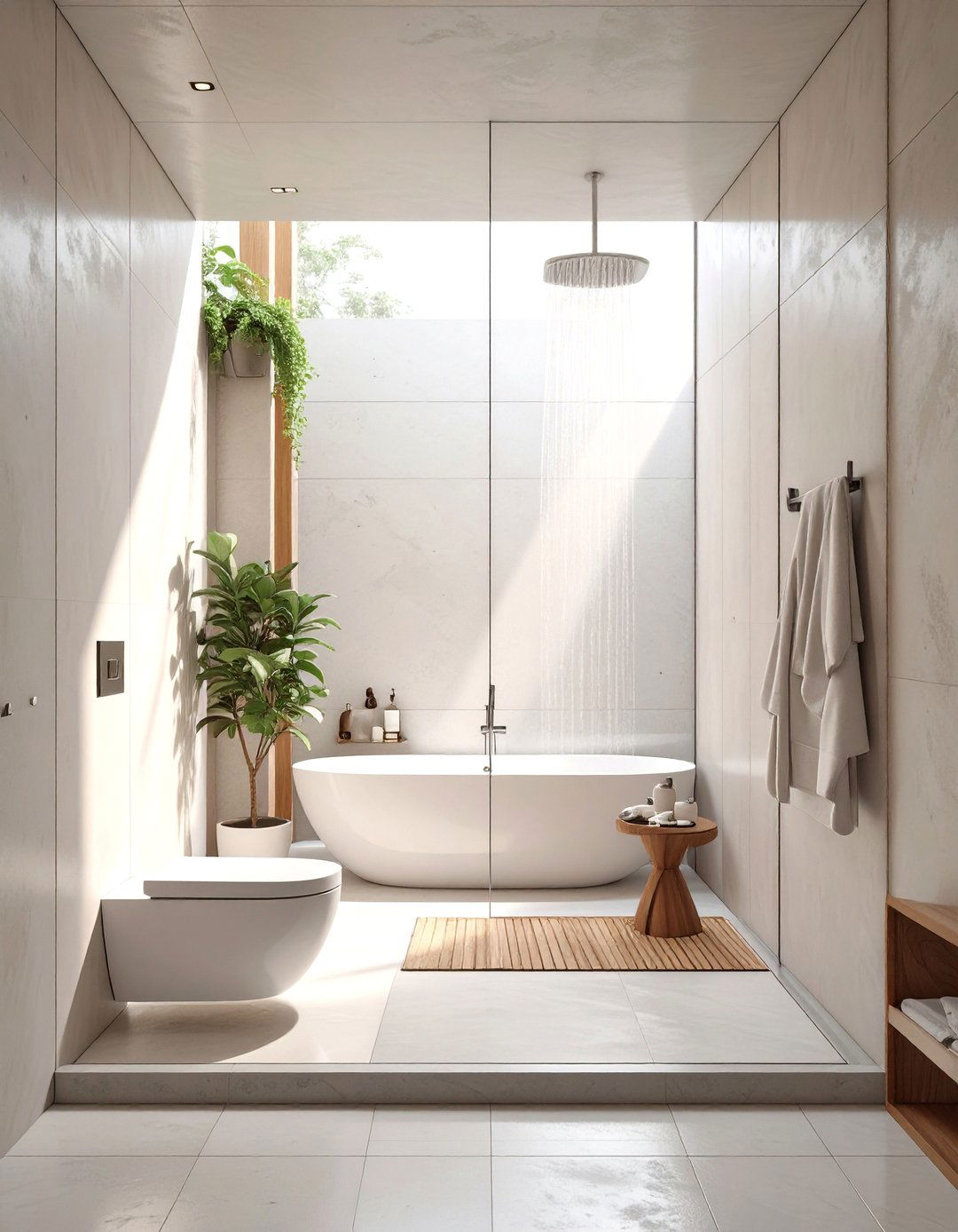 The Minimalist Wet Room Bathroom - 30 bathroom layout ideas