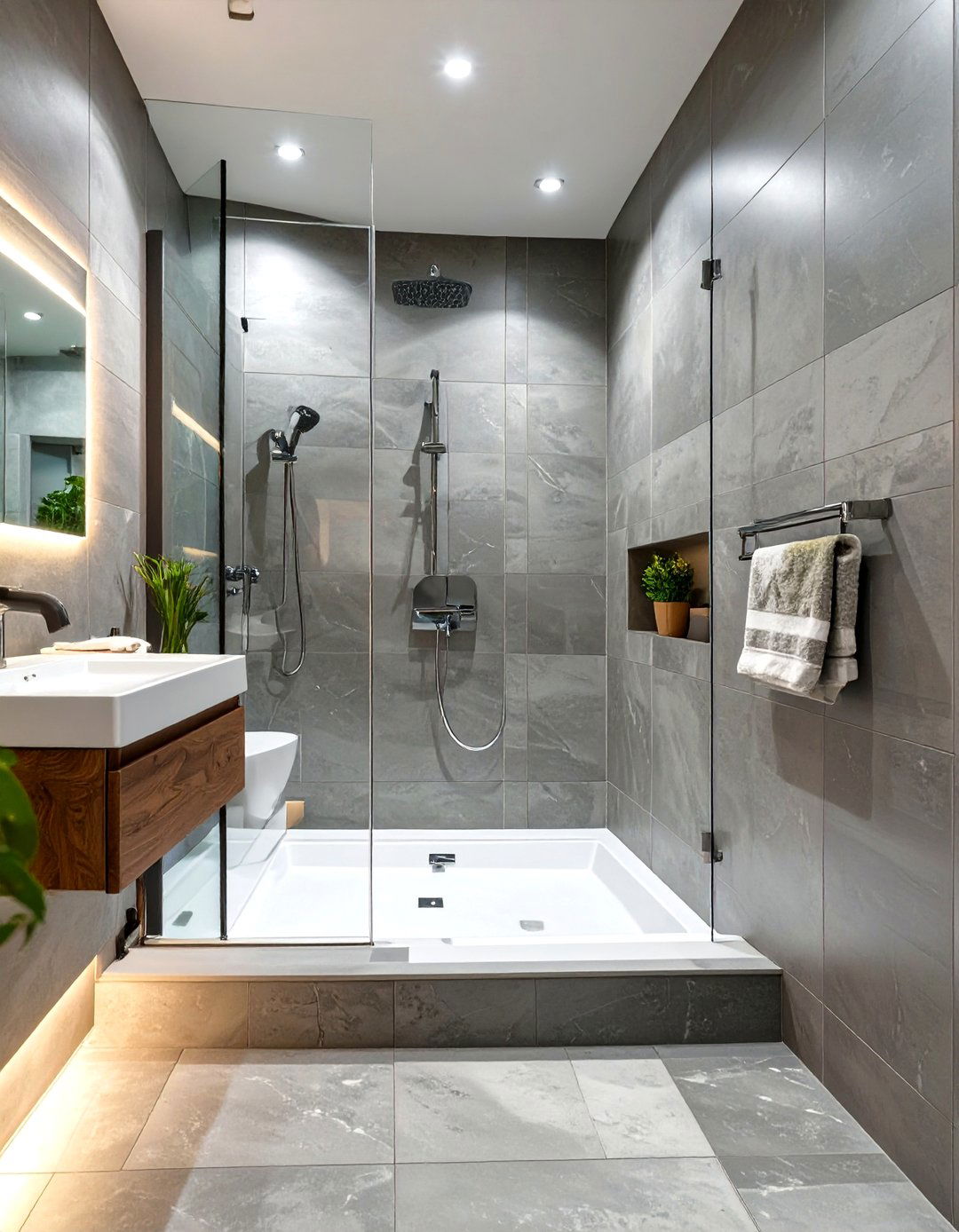 The Minimalist Wet Room Curbless Shower - 30 curbless shower ideas