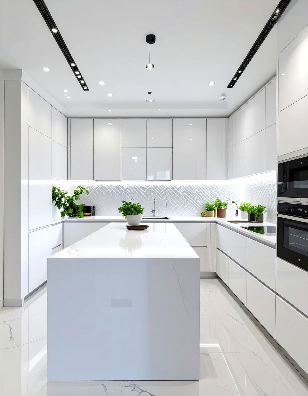 The Minimalist White Kitchen Design - 30 contemporary luxury modern kitchen designs
