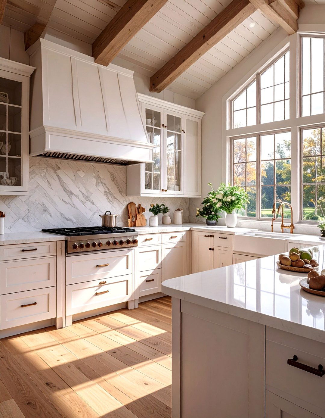 The Minimalist White Kitchen - 30 barndominium kitchen ideas