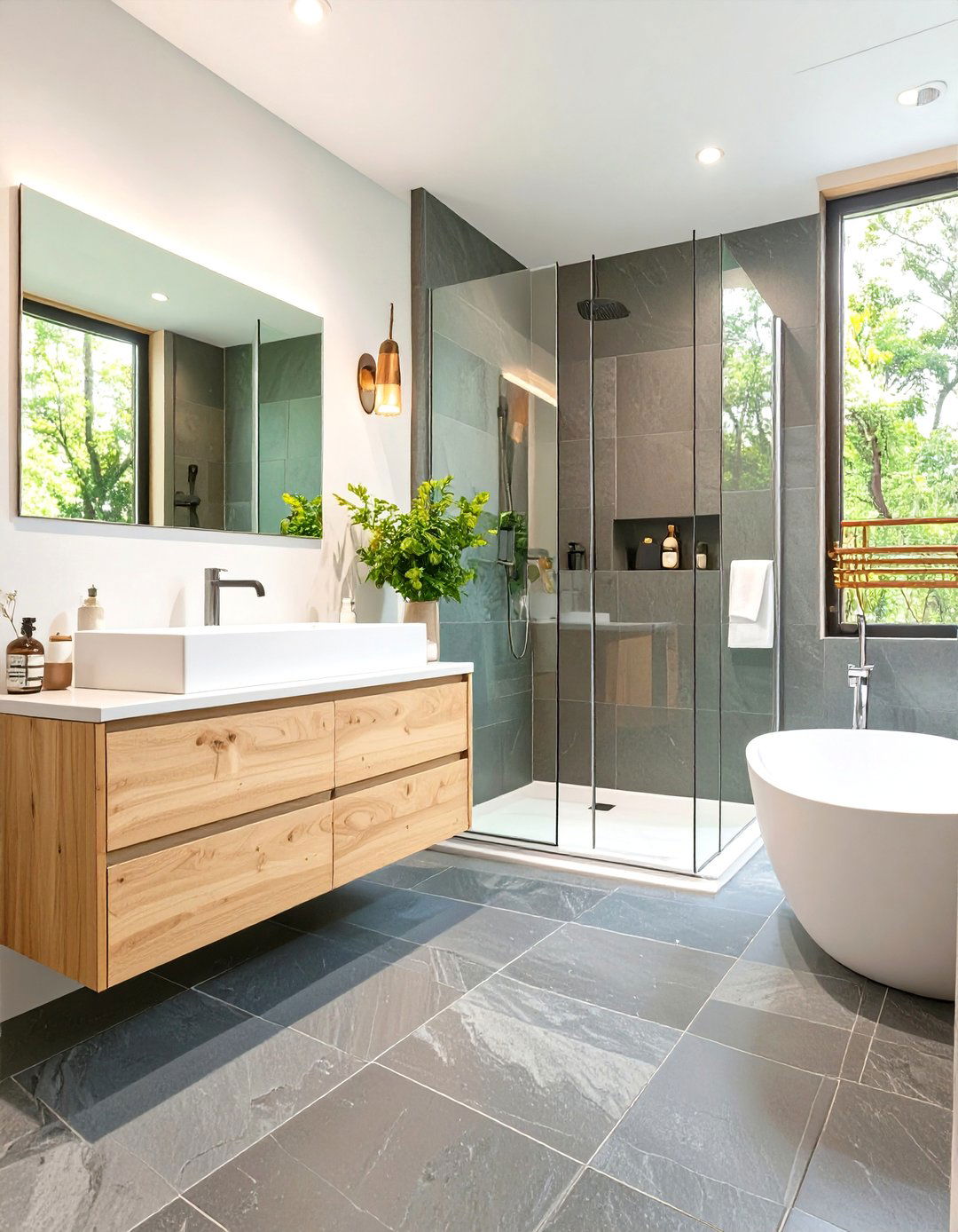 The Minimalist Zen Bathroom - 30 bathroom remodeling ideas