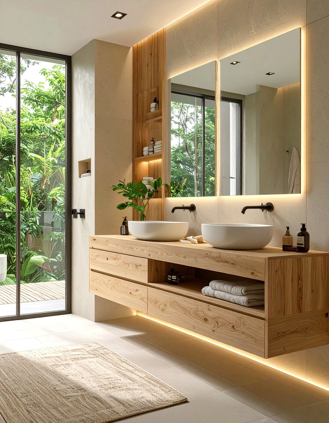 The Minimalist Zen Bathroom - 30 bathroom reno ideas