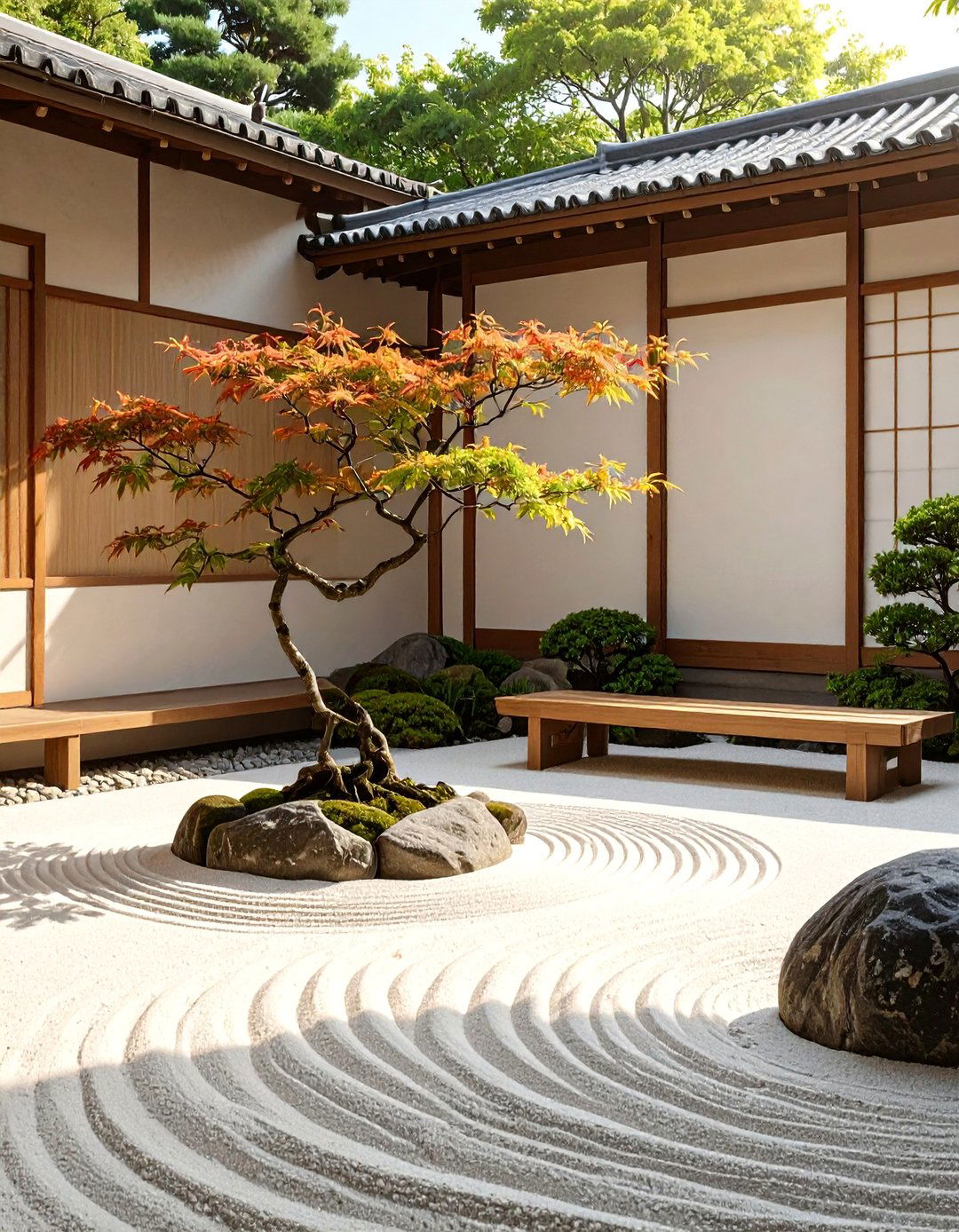 The Minimalist Zen Garden - 30 budget small backyard ideas