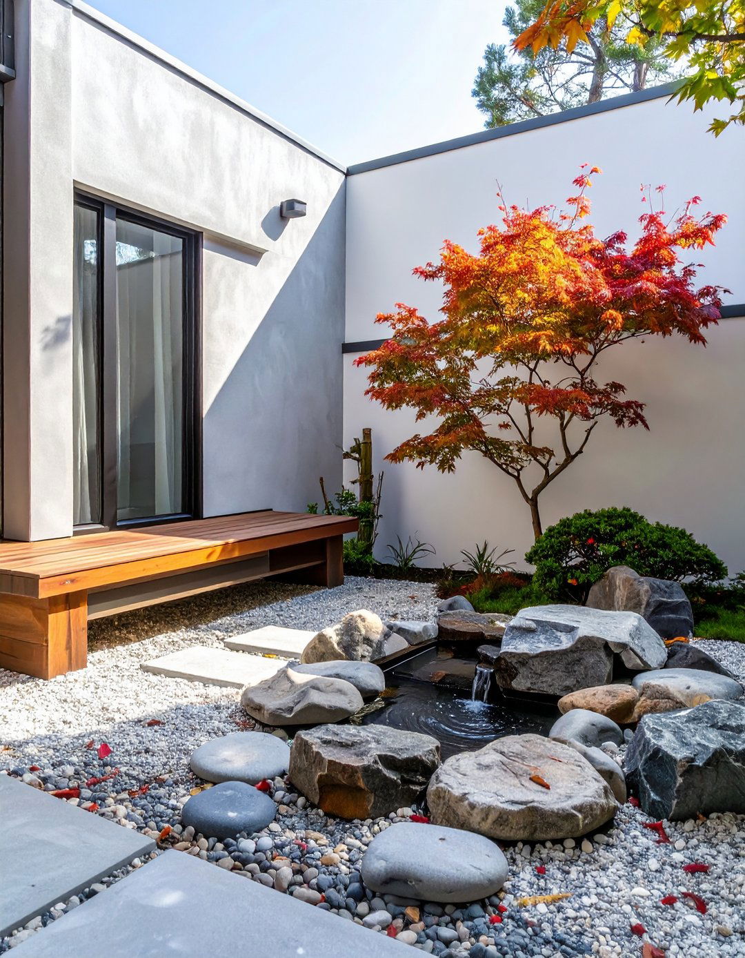 The Minimalist Zen Retreat Backyard - 30 modern small backyard ideas